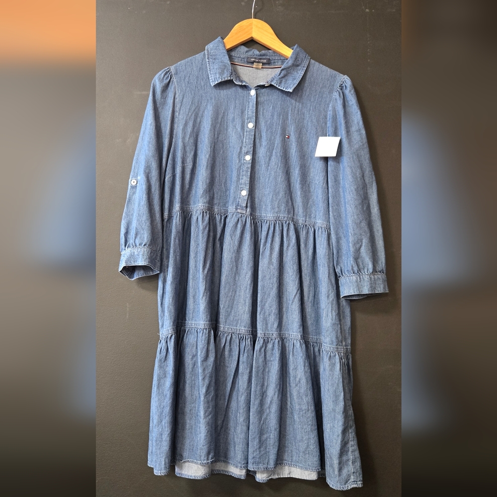 Tommy Hilfiger Indigo Denim Shirt Dress